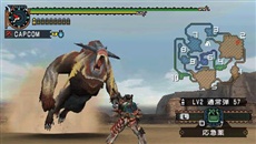 PSP《怪物猎人 便携版 2ndG》雪狮子亚种--砂