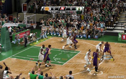PC《NBA 2K9》测试显卡帧数及游戏截图