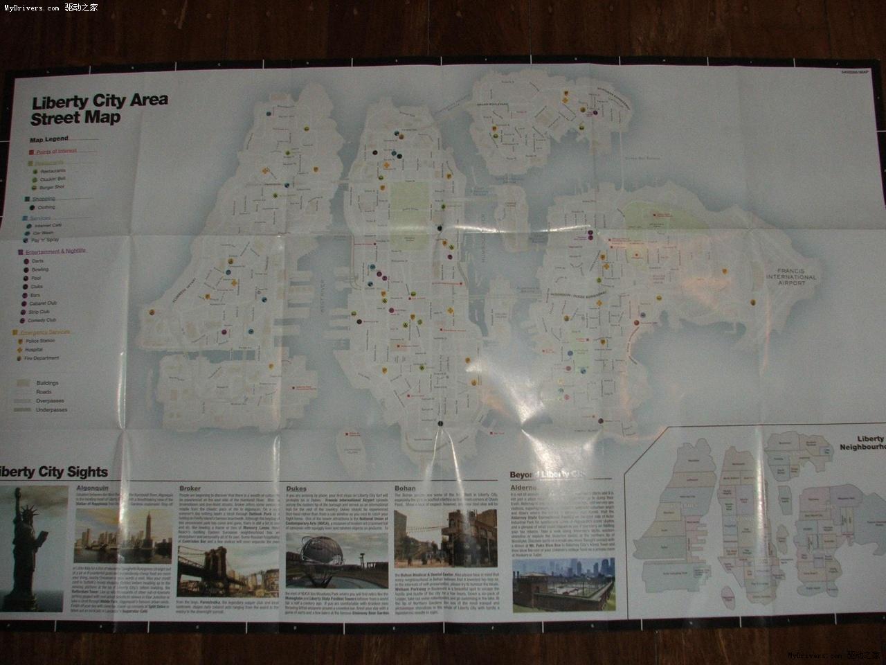 《gta4》游戏地图泄露图片