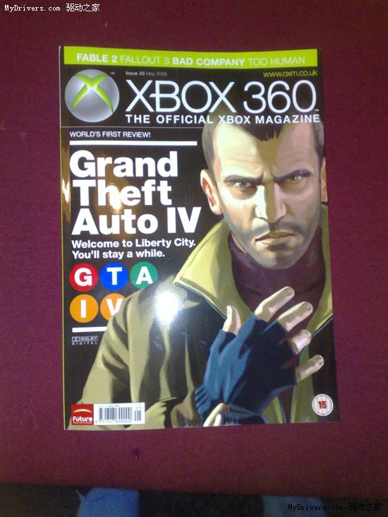 Xbox官方杂志给予《GTA 4》满分评价