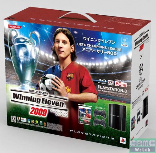 KONAMI宣布《实况足球2009》PS3捆绑套装